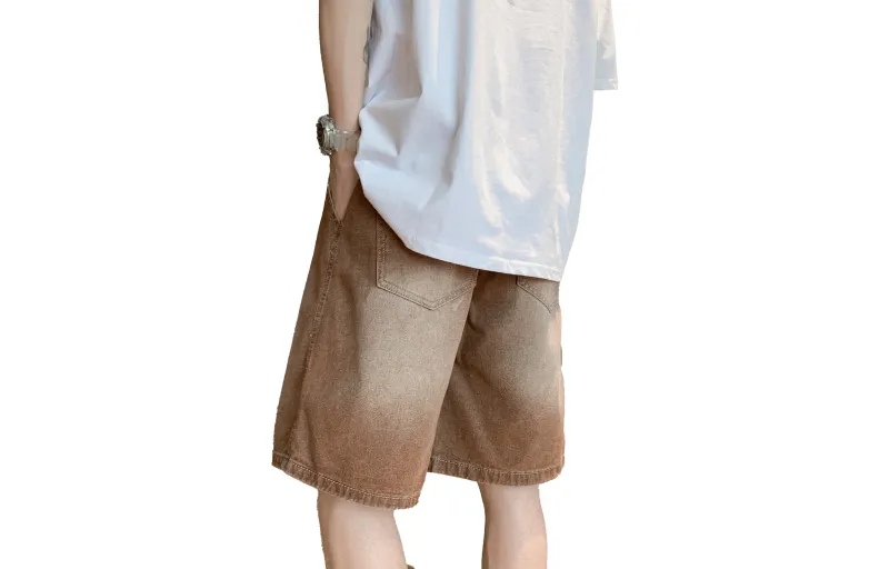 Emoji Denim Shorts Unisex-11