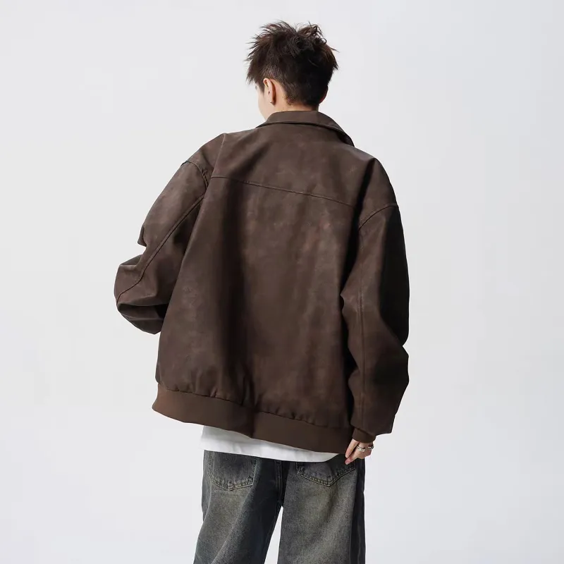 Emoji Leather Jackets Unisex-7