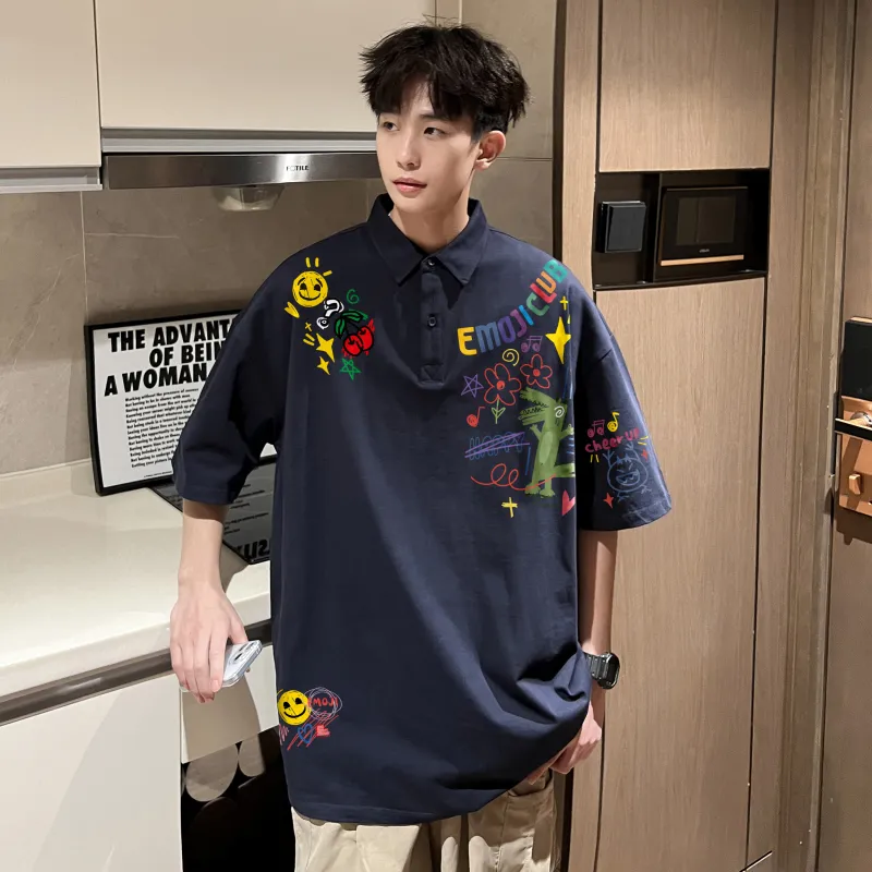 Emoji Polo Shirts Unisex-23