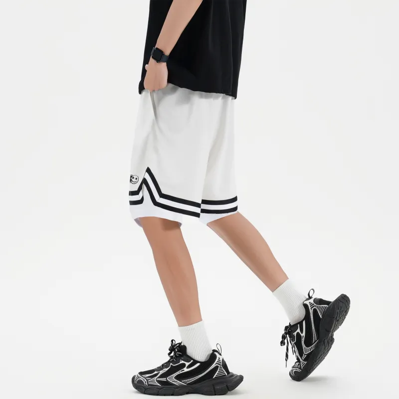 Emoji Basketball Shorts Unisex-8