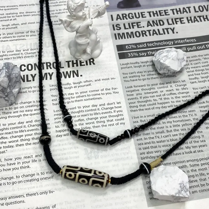Carp Crystals Agate Jade Necklaces Unisex-12