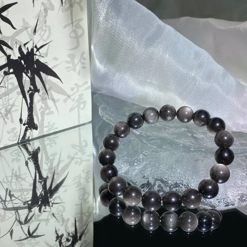 Carp Crystals Obsidian Jade Bracelets Unisex-2