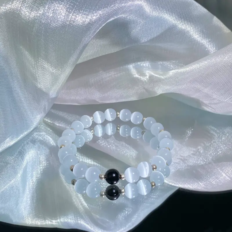 Carp Crystals Obsidian Jade Bracelets Unisex-6