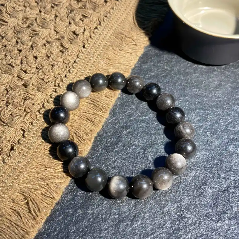 Carp Crystals Obsidian Jade Bracelets Unisex-1