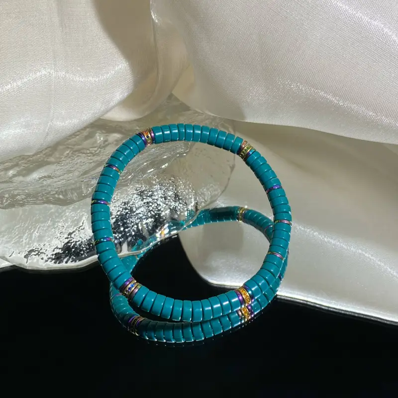 Carp Crystals Colored Glaze Jade Bracelets Unisex-3