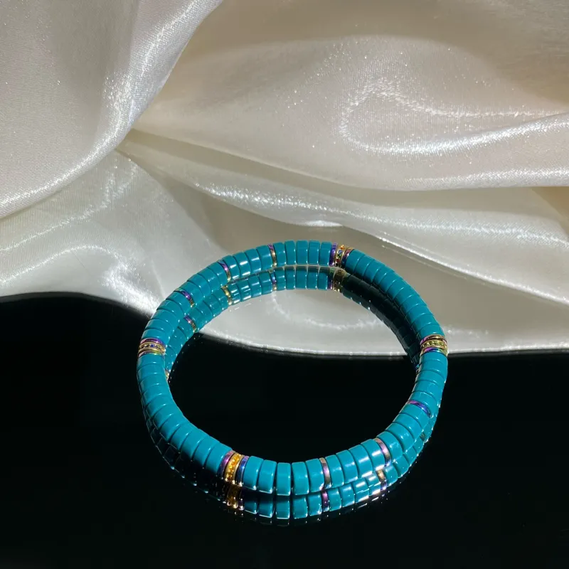 Carp Crystals Colored Glaze Jade Bracelets Unisex-2