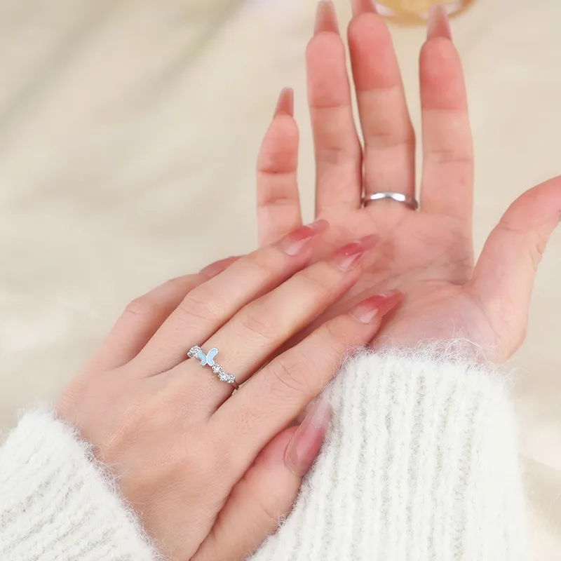 Treasure Flaws S999 Fine Silver Rings Unisex Silver-4