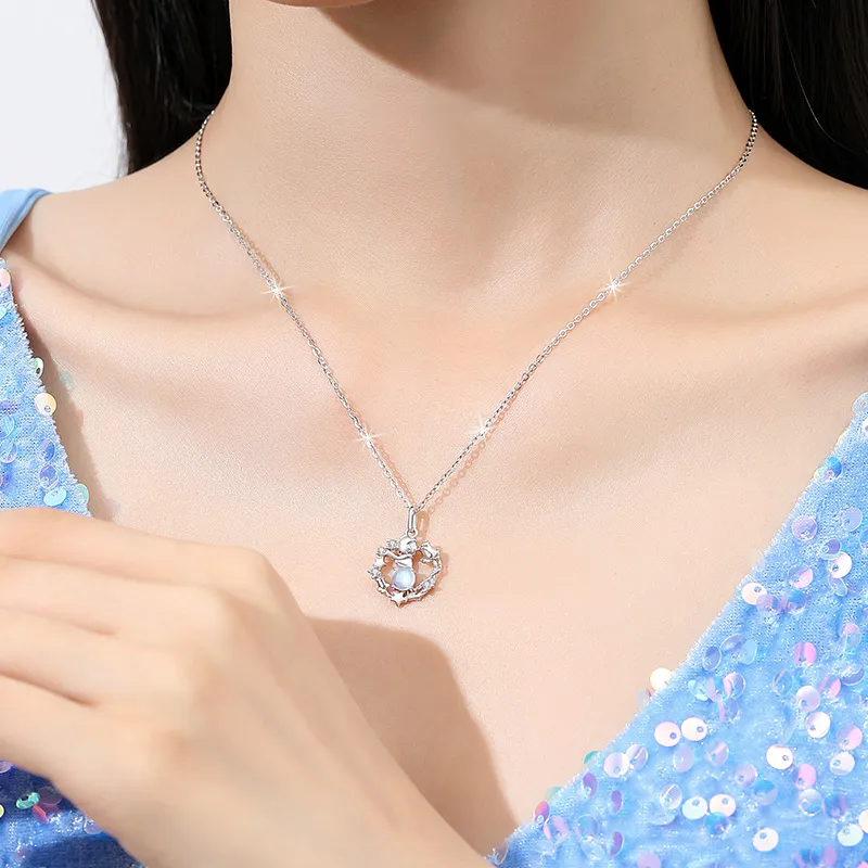 Treasure Flaws S999 Fine Silver Necklaces Women's-5