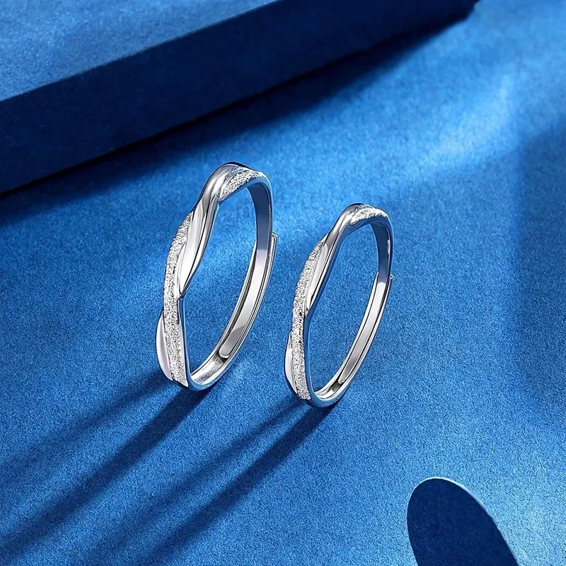 Treasure Flaws S999 Fine Silver Rings Unisex Silver-4