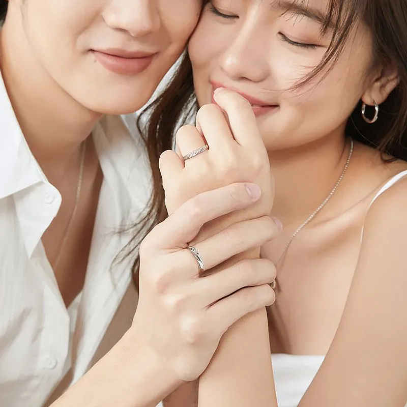 Treasure Flaws S999 Fine Silver Rings Unisex Silver-4