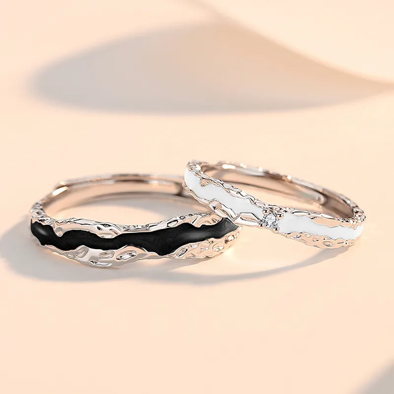 Treasure Flaws S999 Fine Silver Rings Unisex-2