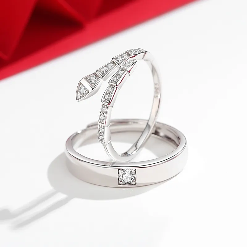 Treasure Flaws S925 Silver Rings Unisex Silver-5