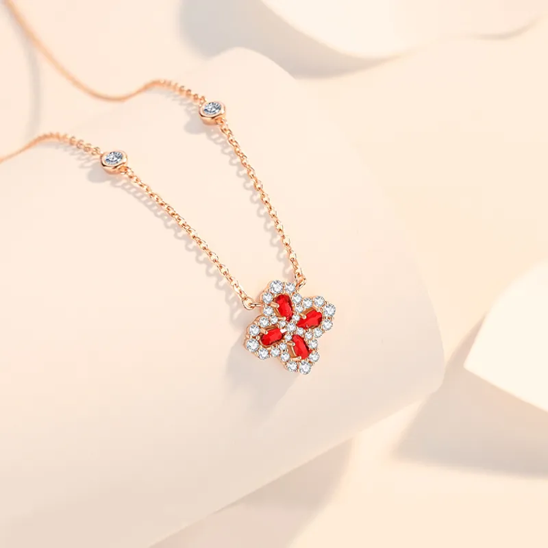 Treasure Flaws S999 Fine Silver Necklaces Women's-1