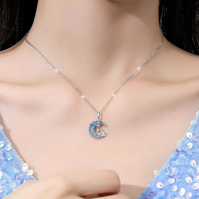 Treasure Flaws S999 Fine Silver Necklaces Women's-5