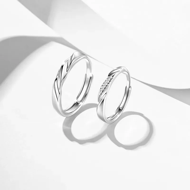 Treasure Flaws S999 Fine Silver Rings Unisex Silver-2