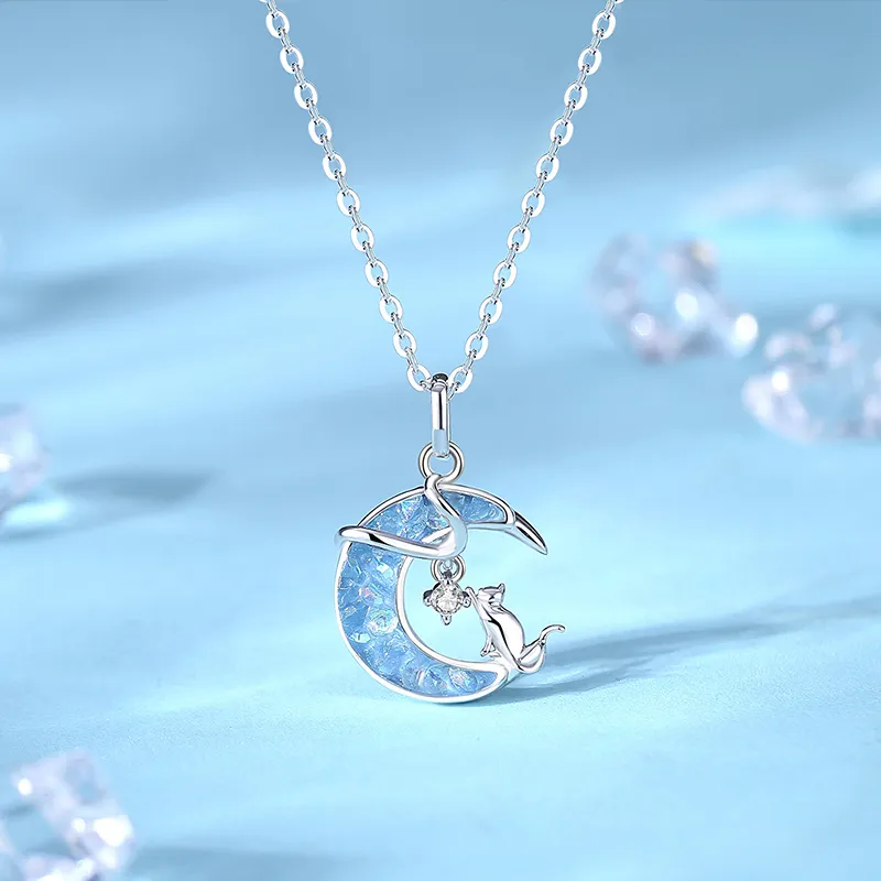 Treasure Flaws S999 Fine Silver Necklaces Women's-4