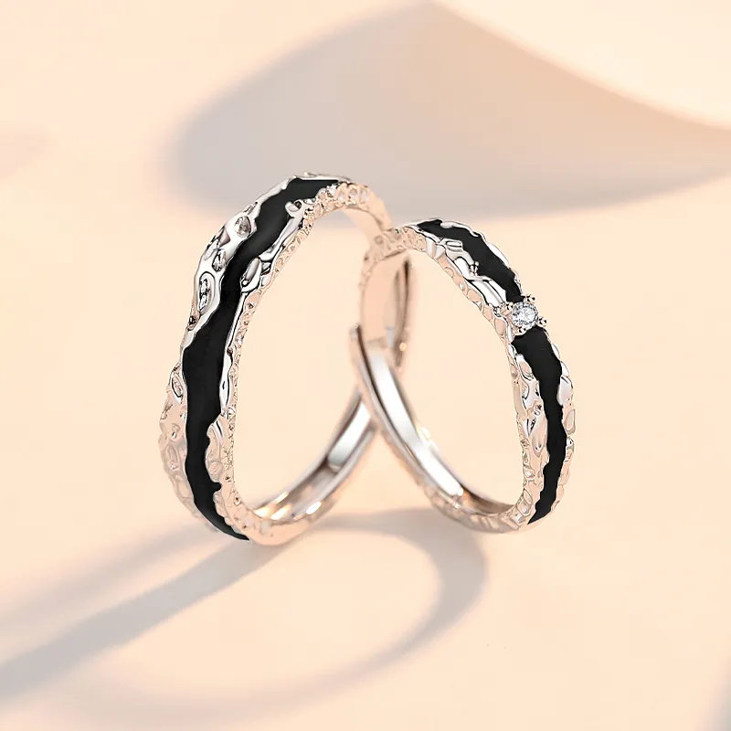 Treasure Flaws S999 Fine Silver Rings Unisex Silver-5