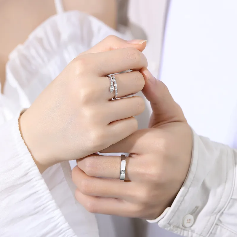Treasure Flaws S925 Silver Rings Unisex Silver-3