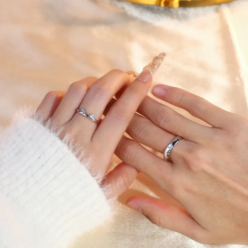 Treasure Flaws S999 Fine Silver Rings Unisex Silver-3