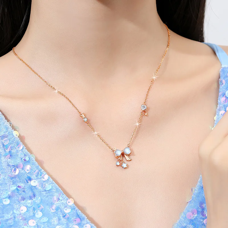 Treasure Flaws S999 Fine Silver Necklaces Women's-2