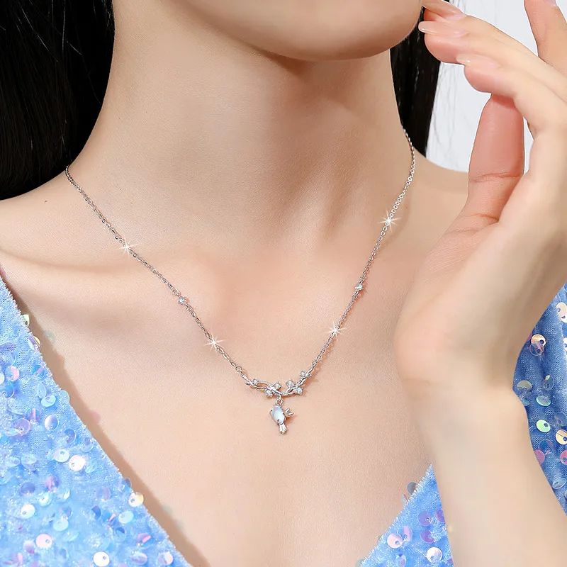 Treasure Flaws S999 Fine Silver Necklaces Women's-5