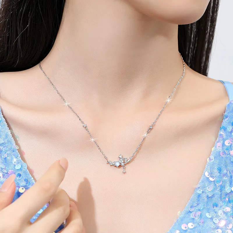 Treasure Flaws S999 Fine Silver Necklaces Women's-6