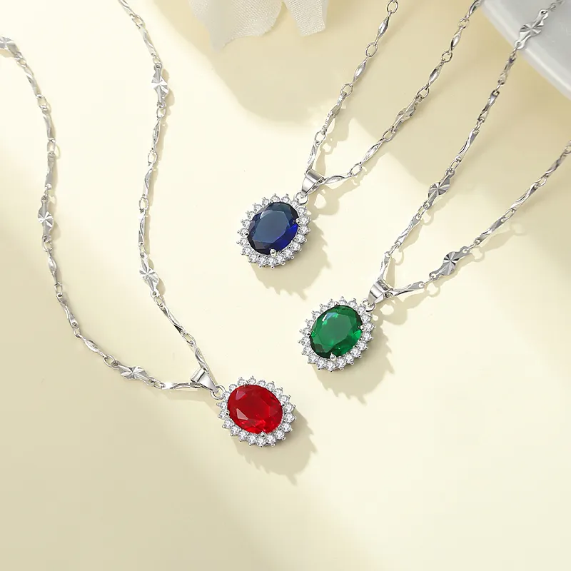 Treasure Flaws S925 Silver Necklaces Women's-7