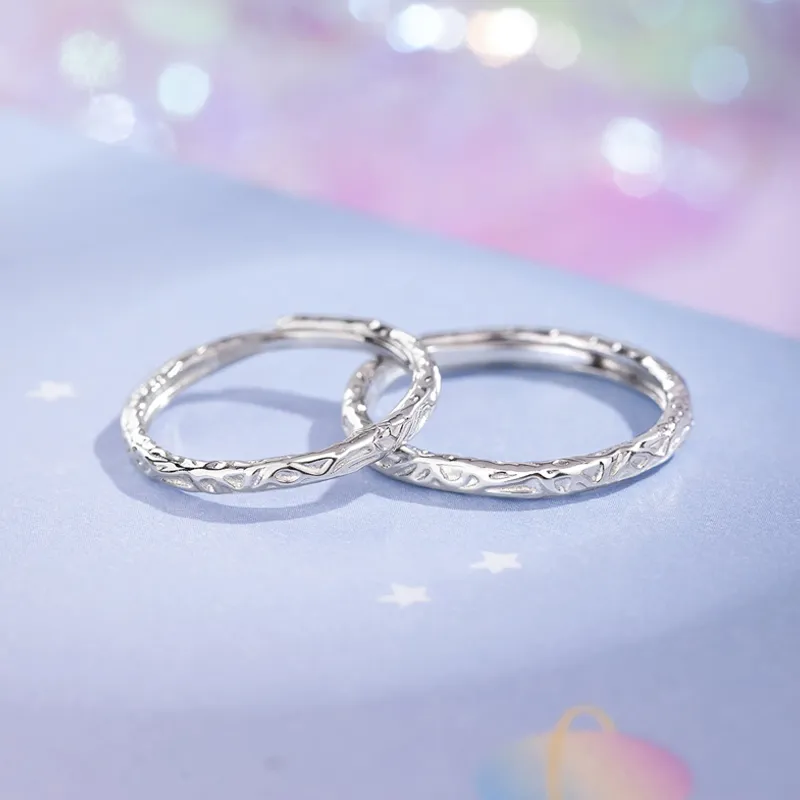 Treasure Flaws S999 Fine Silver Rings Unisex Silver-1