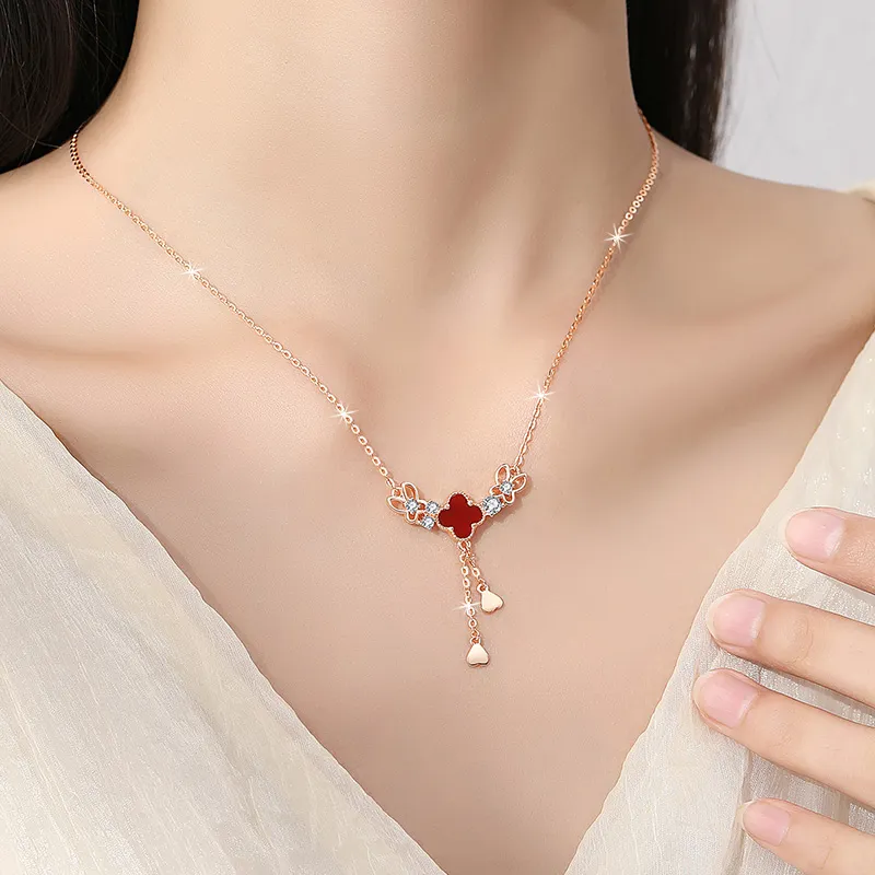 Treasure Flaws Agate Jade Necklaces Women's-1