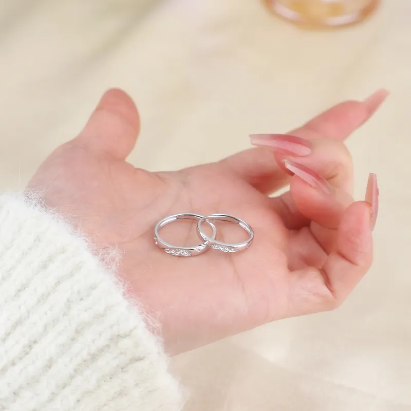 Treasure Flaws S999 Fine Silver Rings Unisex-4