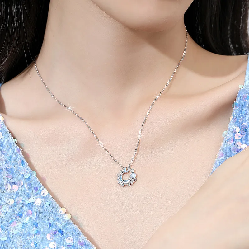 Treasure Flaws S999 Fine Silver Necklaces Women's-5