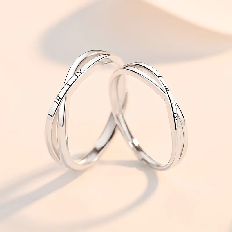 Treasure Flaws S999 Fine Silver Rings Unisex-5