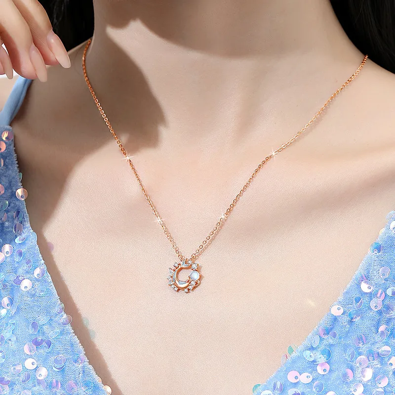Treasure Flaws S999 Fine Silver Necklaces Women's-2