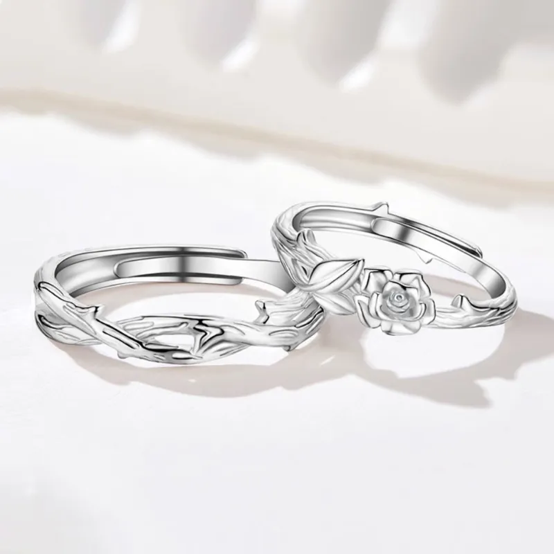 Treasure Flaws S999 Fine Silver Rings Unisex Silver-1