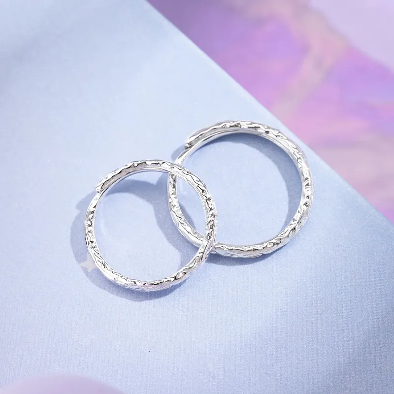 Treasure Flaws S999 Fine Silver Rings Unisex Silver-5