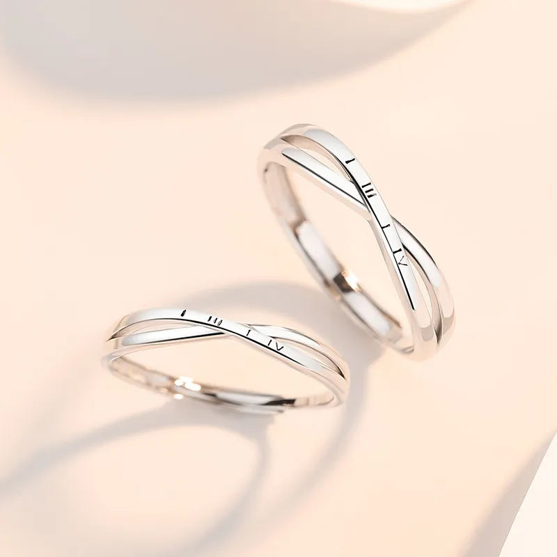Treasure Flaws S999 Fine Silver Rings Unisex-1