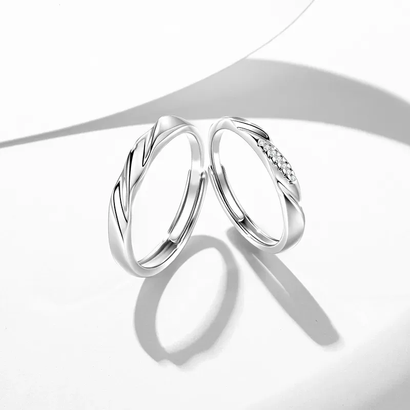 Treasure Flaws S999 Fine Silver Rings Unisex Silver-1