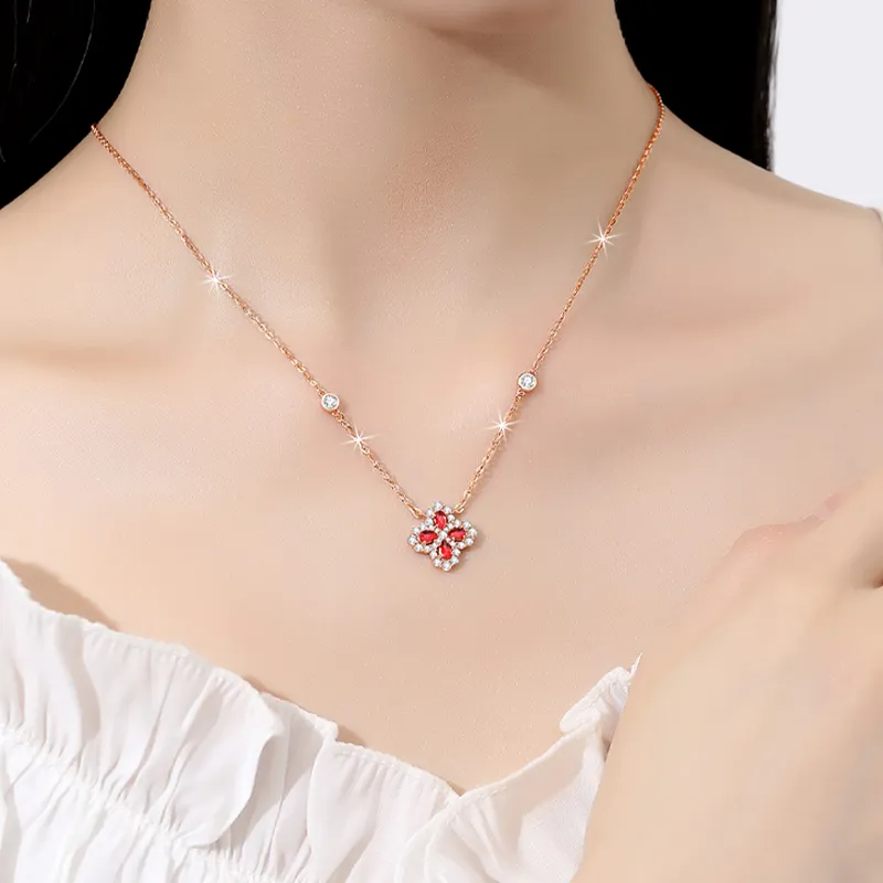 Treasure Flaws S999 Fine Silver Necklaces Women's-2
