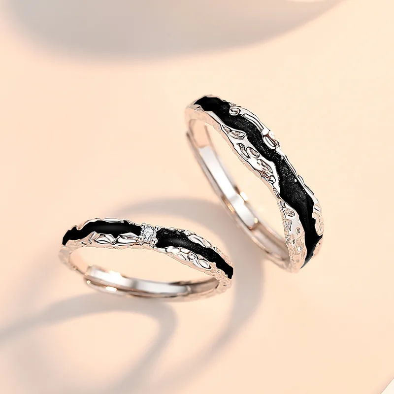 Treasure Flaws S999 Fine Silver Rings Unisex Silver-1