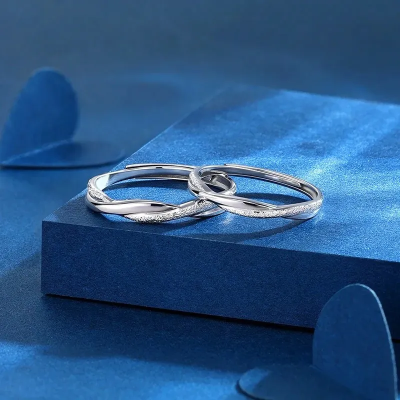 Treasure Flaws S999 Fine Silver Rings Unisex Silver-1