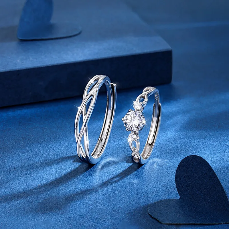 Treasure Flaws S999 Fine Silver Rings Unisex Silver-2