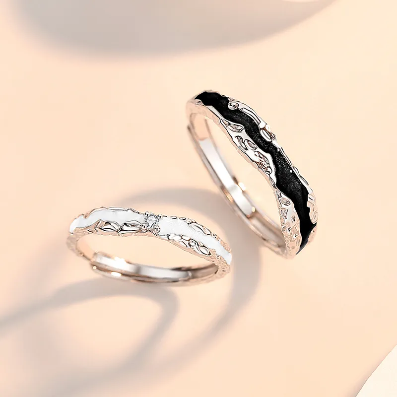 Treasure Flaws S999 Fine Silver Rings Unisex-1