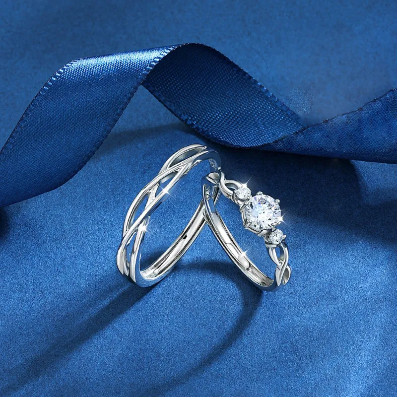 Treasure Flaws S999 Fine Silver Rings Unisex Silver-5
