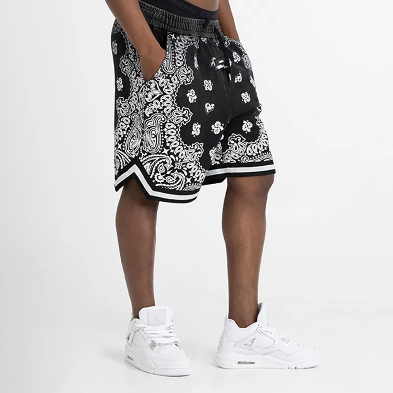 PAULASARA Casual Shorts Unisex Washed Black-3