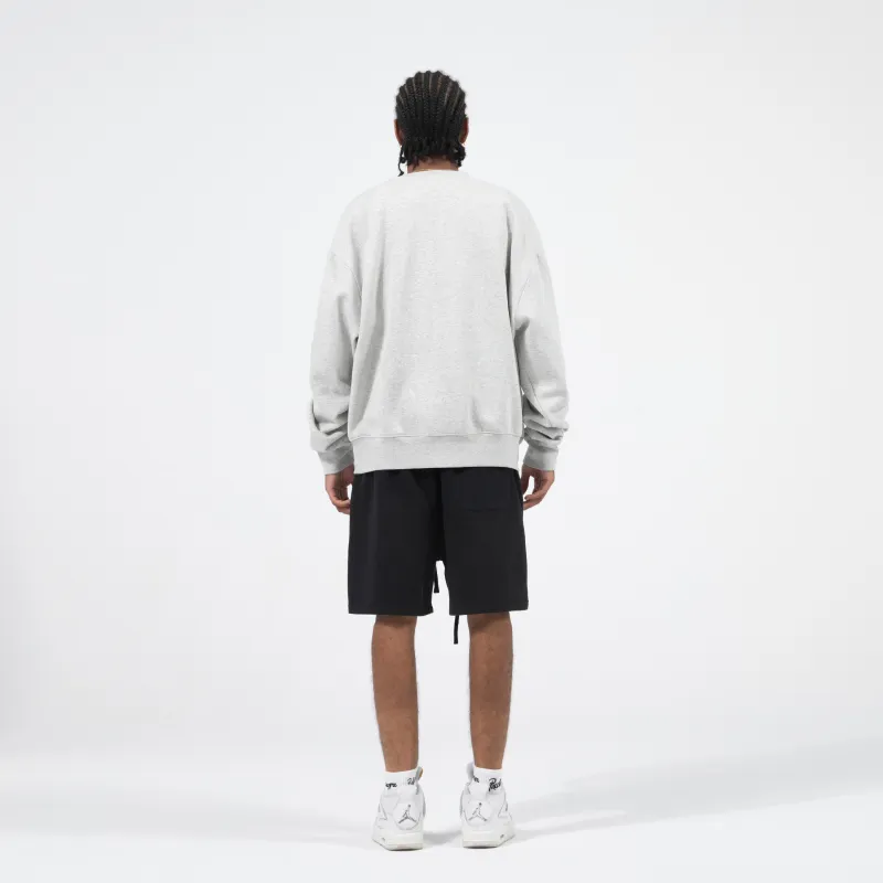 PAULASARA Brushed Crew Neck Sweatshirt Unisex-2