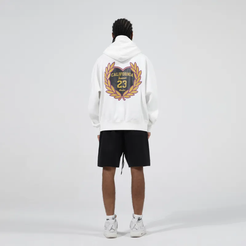 PAULASARA Hooded Casual Raglan Sleeve Thin Fleece Sweatshirt Unisex-2