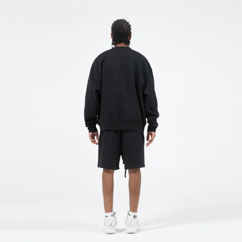 PAULASARA Brushed Crew Neck Sweatshirt Unisex-5