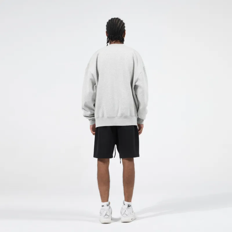 PAULASARA Crewneck Sweatshirt Unisex Oat Gray-2