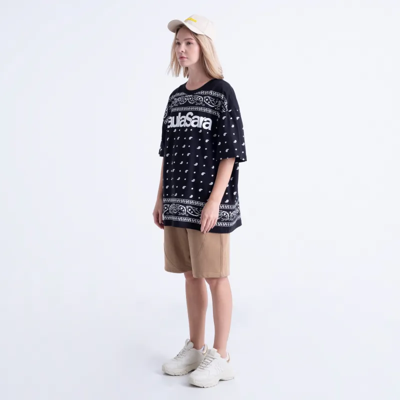 PAULASARA Short Sleeved T Shirts Unisex Black-4