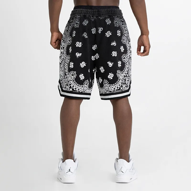 PAULASARA Casual Shorts Unisex Washed Black-4
